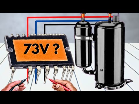 IPM To Compressor *U V W* Volts in Mini Split A/C Inverter Circuit