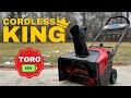 Toro 60v Battery Snowblower - Cordless 21” Power Clear Snow Thrower