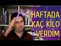 1 AYDA 10 KİLO VERMEK  - İlk hafta sonu