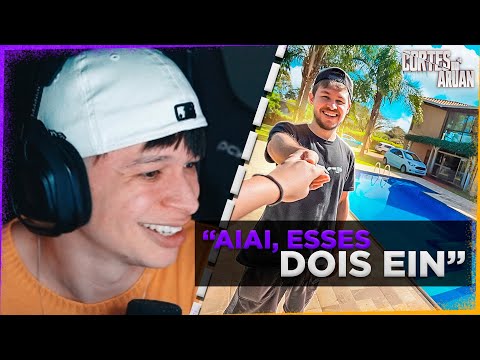 ARUAN REAGE A LEVEI O RENAN PARA PASSAR UM DIA NA MINHA CASA (DANI NOBREGA) - Cortes do Aruan