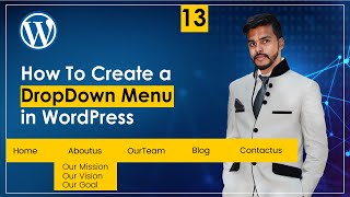 How To Create Dropdown Menu in WordPress in Urdu/Hindi | Dropdown Menu in WordPress | WordPress Menu
