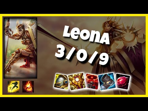 Leona vs Kennen KOREAN Challenger SUPPORT (3/0/9) Gameplay Replay - Patch 10.23