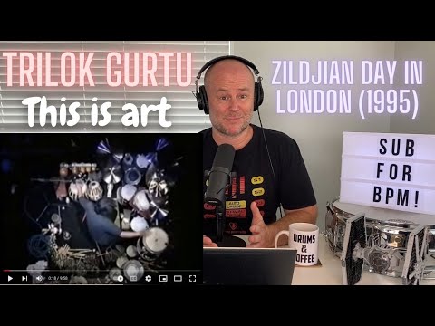 Drum Teacher Reacts: TRILOK GURTU | Zildjian Day in London (1995)