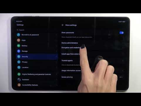 How to Clear Credentials on Honor Pad X9?