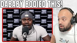 DaBaby Freestyles Over Like That | REACTION - HE BODIED THIS!! WOW!!