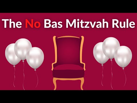 The No Bas Mitzvah Rule | The Daily Thread, Jan 18th 2023