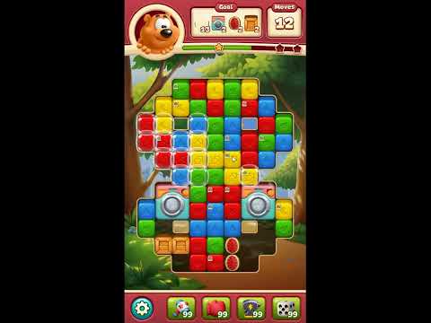 Toon Blast Level 6646 - NO BOOSTERS 🐻🐺🐱 | SKILLGAMING ✔️