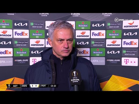 Jose Mourinho can't believe what he has just seen as Tottenham crash out of Europe to Dinamo Zagreb