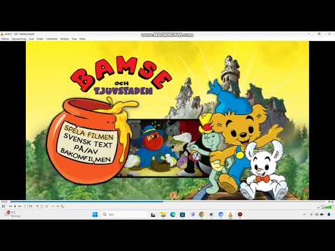 bamse and the city of thieves (2014) DVD Menu