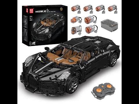 Mould King 13163 Sportovní automobil Bugatti La Voiture Noire R/C