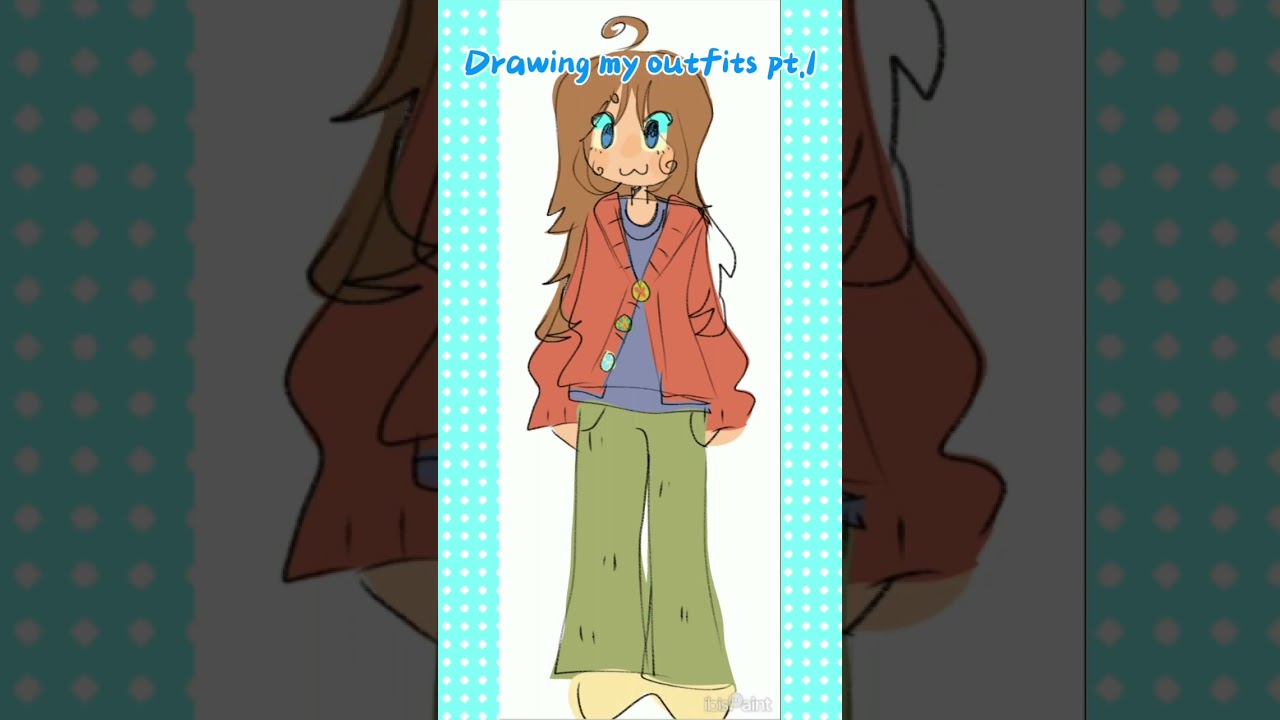 Drawing my outfits part 1 (this one was incredibly lazy but i'll put more effort into the next one)