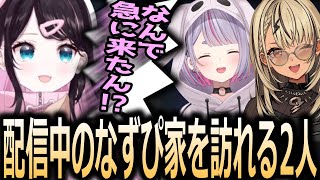 深夜の配信中に突然ピンポンを鳴らされる花芽なずなとド下ネタに吹いてしまう兎咲ミミと神成きゅぴ【ぶいすぽっ！/花芽なずな/切り抜き】
