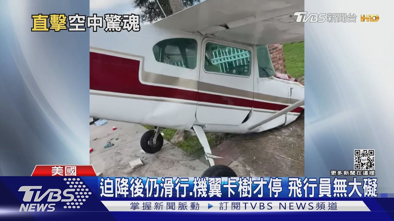 有片/驚險直擊! 美佛州駕駛拍下小飛機迫降馬路