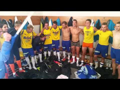 Radost juniorky po utkání s Třincem (11.10.2015)