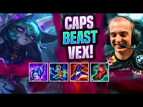 CAPS IS A BEAST WITH VEX NEW CHAMP! - G2 Caps Plays Vex MID vs Syndra! | Patch 11.21