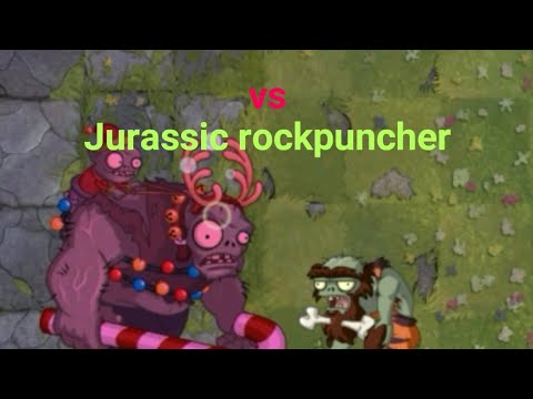 plant vs zombies2 holiday gargantuar vs jurassic rockpuncher