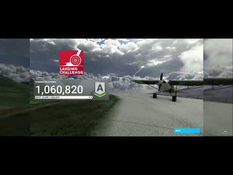 MSFS2020 - Skyline Landing Challenge - over 1,000,000 points.