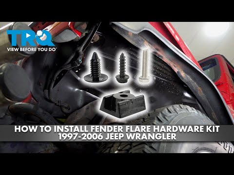 How to Install Fender Flare Hardware Kit 1997-2006 Jeep Wrangler