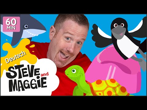 Die besten Steve und Maggie Deutsch Zaubergeschichten für Kinder 2020 | Sprechen und Lernen