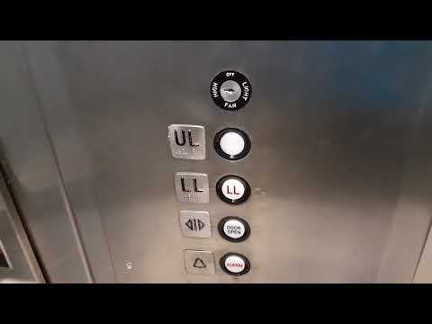 Very Interesting Vintage Hydraulic Elevator at Taylor Hall MSSU in Joplin MO