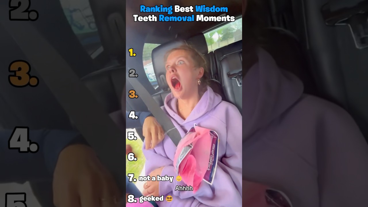 Ranking Best Wisdom Teeth Removal Moments