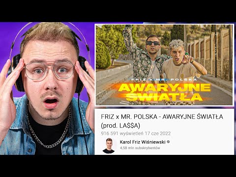 OCENIAM PIOSENKI POLSKICH YOUTUBERÓW - FRIZ x MR. POLSKA - AWARYJNE ŚWIATŁA