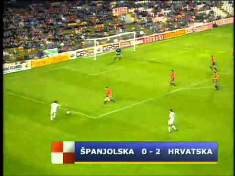 Robert Prosinecki goal vs Spain 1994 [Friendly match]