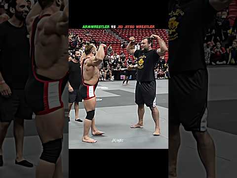😱STRONG ARMWRESTLER VS JIU JITSU WRESTLING🔥