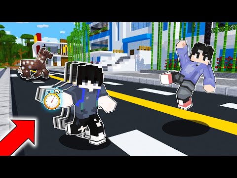 Ar Ar Plays - Minecraft but, I Can STOP TIME! in Minecraft | OMO City