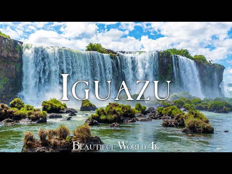 IGUAZU FALLS (4K UHD) - Relaxing Music Along With Amazing Nature Videos - 4K Video HD