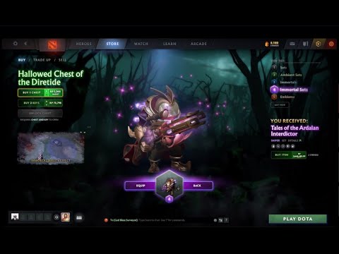 HOLLOWED CHEST OF THE DIRETIDE 2020 - DOTA 2