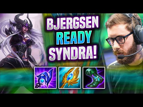 BJERGSEN IS READY TO PLAY SYNDRA! - Bjergsen Plays Syndra ADC vs Aphelios! | Patch 11.22