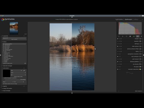 Editing moments with darktable 2.6.1 Episode 1