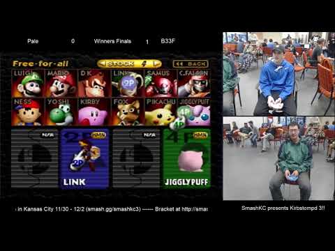 Kirbstompd 3 - B33f (Jigglypuff, Samus, DK) vs. Pale (Link, Falcon, Kirby) Winners Finals