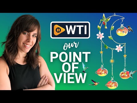 Solar Hummingbird Feeders for Outdoors Hanging ant and bee Proof - WTI product video review