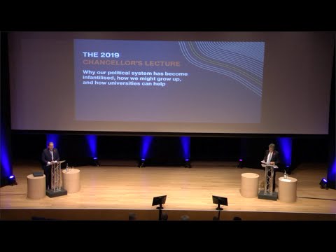 The Annual Chancellor's Lecture 2019 with guest speaker Jonathan Hill
