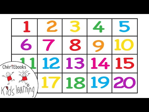 Learning Numbers for Preschoolers 1 to 20 | Learning how to count and write numbers