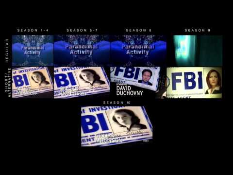 X-Files Intro Comparison