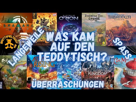 Was kam auf den Teddytisch - Meine Meinung zu den Spielen  - Brettspiel Teddy - Board Games