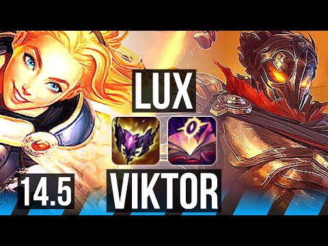 LUX vs VIKTOR (MID) | 9/1/14, 800+ games, Godlike | EUW Master | 14.5