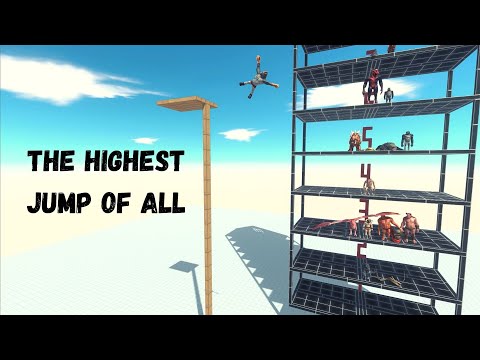 The Highest Jump Of All ARBS | Animal Revolt Battle Simulator