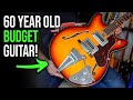 Blues On A 60 Year Old Guitar Teisco Semi Hollow Body