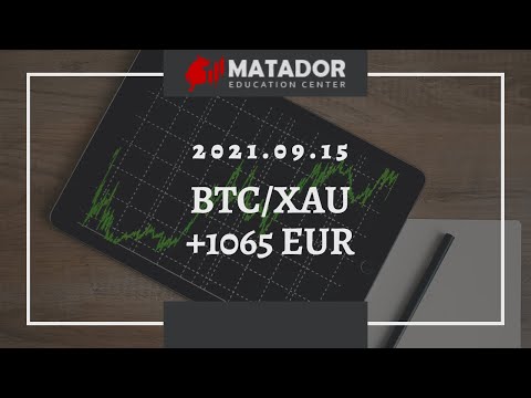 2021.09.15 | BTC/XAU: +1065 EUR in 18 min! | Matador Education Center