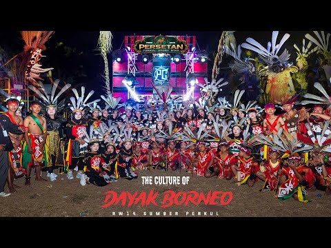 KARNAVAL GEDANGAN 2024 | THE CULTURE OF DAYAK BORNEO | PEMUDA CERIA X PERSETAN