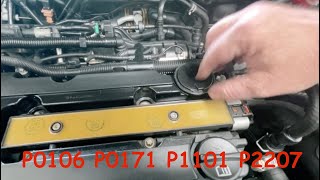 Cruze leaking PVC system P0106 P0171 P1101 P2270