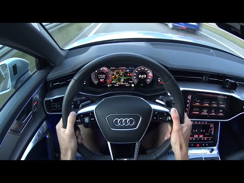 2020 Audi A6 Avant 50 TDI - short test drive | POV