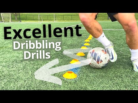 6 Simple Cone Weave Dribbling Drills for Beginners
