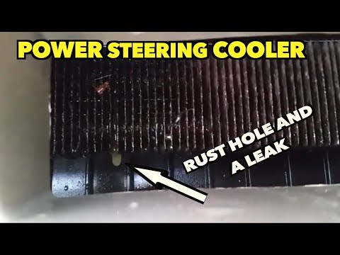 2006 Trailblazer Power Steering Leak...Find behind the Radiator!