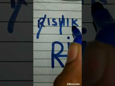 Rishik name logo /comment your name #logoart #art #shortvideo #whatsappstatus #shorts