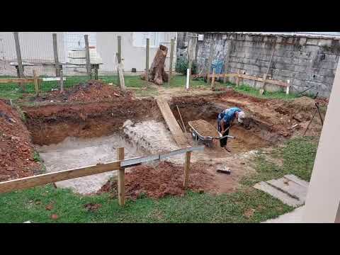 Olha a piscina que fomos marcar em  São Paulo  Peruibe